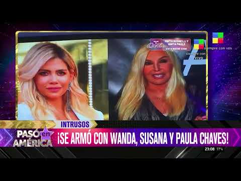 ¡Se armó! TODO MAL ENTRE WANDA NARA, SUSANA GIMÉNEZ Y PAULA CHAVES