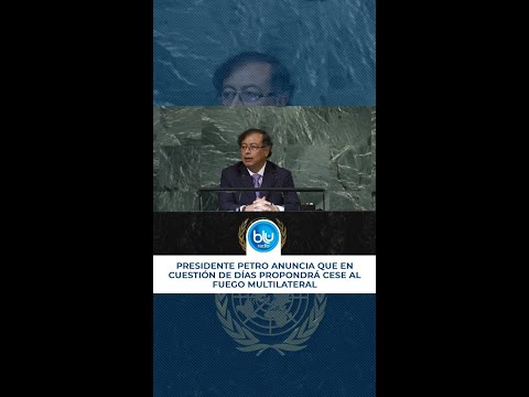 Presidente Petro anuncia que en cuestión de días propondrá cese al fuego multilateral