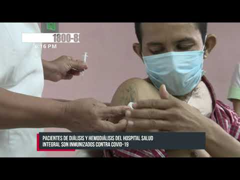 Pacientes del hospital Salud Integral son inmunizados contra la Covid-19 - Nicaragua