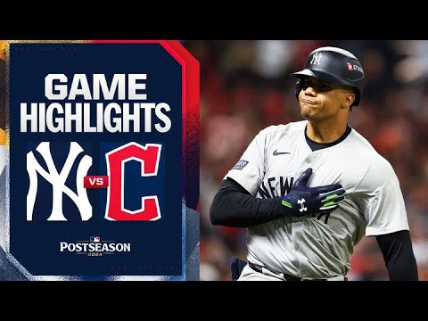 Yankees vs. Guardians ALCS Game 4 Highlights (10/18/24) | MLB Highlights