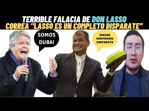 CORREA desbarata discurso de Guillermo Lasso | En 14 meses superé a Rafael Correa y Lenin Moreno