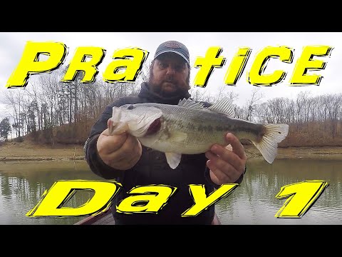 catch bass in  muddy water during a downpour