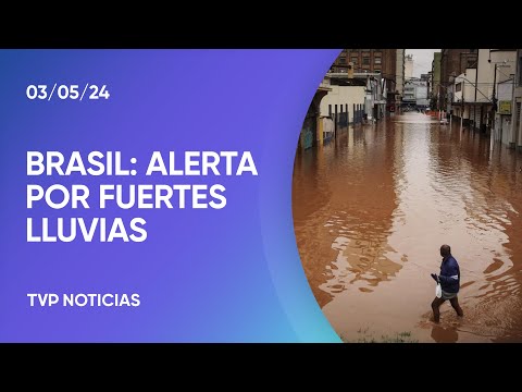 Las inundaciones en el sur de Brasil llegaron a Porto Alegre