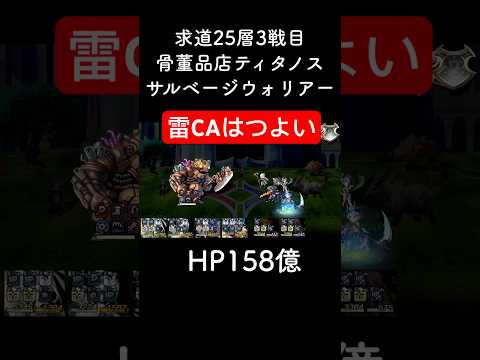 【アナデン】求道25-3　雷パは早すぎた【アナザーエデン】