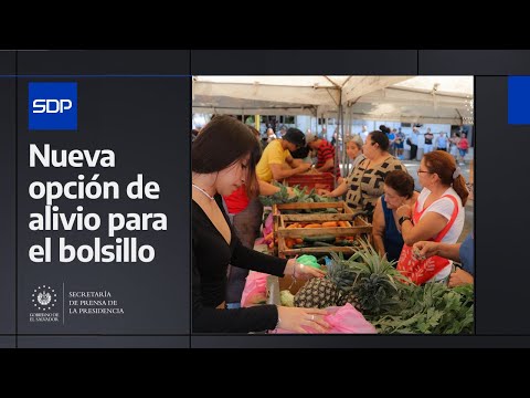 Población adquiere productos a bajo precio en Mercados de fin de semana