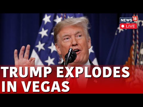 US News | Trump's Rally In Las Vegas Live | Trump Speech Today | Donald Trump News | News18 | N18G