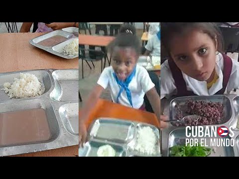 “¿Mermelada, potaje o agua de plátano hervido?”  Así se alimentan los ninos en las escuelas en Cuba