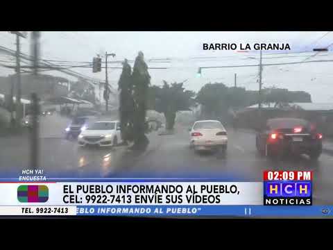 ¡Inundaciones! a causa de fuerte tormenta sobre la capital hondureña
