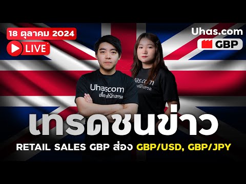 🔴Liveเทรดสดชนข่าวGBP18ตุลา