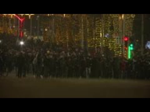 Albania police use tear gas to disperse protesters