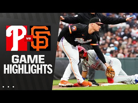 Phillies vs. Giants Game Highlights (7/8/25) | MLB Highlights