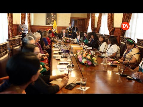 Lasso se reunió con organizaciones en defensa de los derechos de la mujer