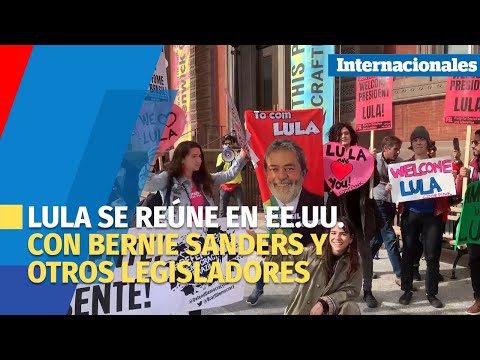 Lula se reúne en EE UU  con Bernie Sanders y otros legisladores