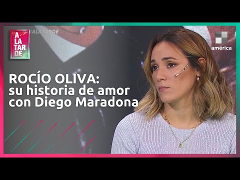 ROCÍO OLIVA le responde a las hijas de Maradona + su historia de amor con Diego