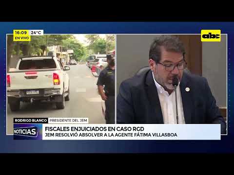 Fiscales enjuiciados en Caso RGD: JEM absuelve a Fátima Villasboa y Silvio Alegre