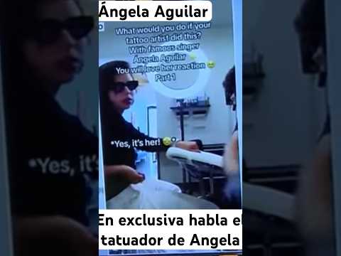 Angela Aguilar bombazo en exclusiva habla el tatuador que contrató Angela en Roma