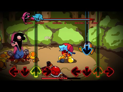 FNF - Mario's Madness V2 - Last Course (by FriedFrick ft. Sandi) - [FC/4k]