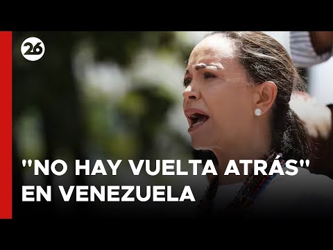 Corina Machado reclama hacer valer el triunfo de González Urrutia