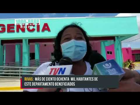Moderna sala de emergencias en el Hospital Gaspar García Laviana de Rivas - Nicaragua