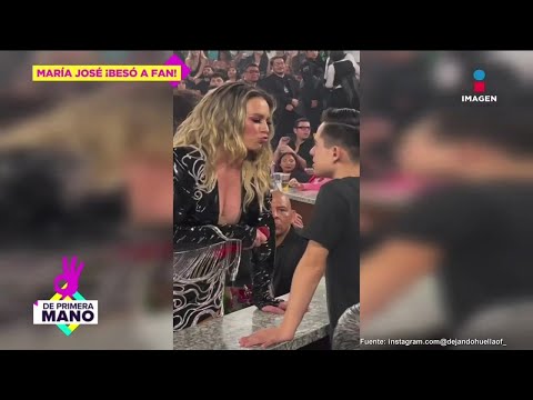 ¡María José BESA a FAN por asistir a TODOS sus conciertos! | De Primera Mano