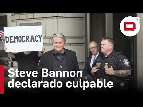 El exasesor de Trump, Steve Bannon, declarado culpable de desacato al Congreso de EEUU