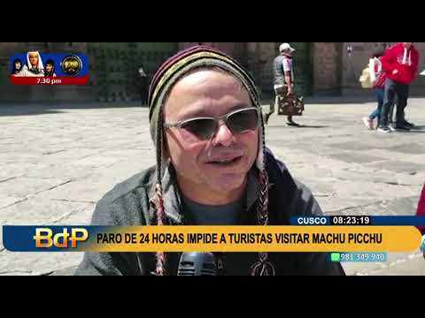 Cusco: Así se realizó el paro preventivo en Machu Picchu