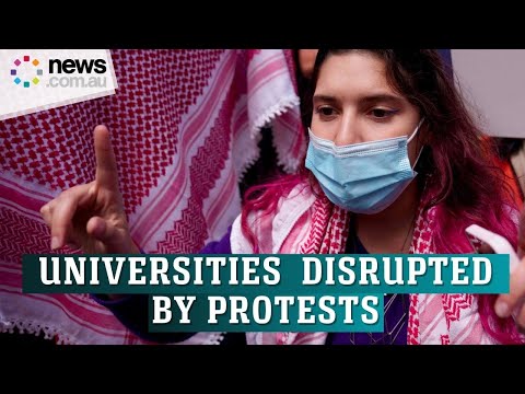 UCLA shuts down classes amid violent protests
