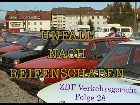 Verkehrsgericht (28) Unfall nach Reifenschaden - ZDF 1991 - Ein weiteres Highlight der Reihe!