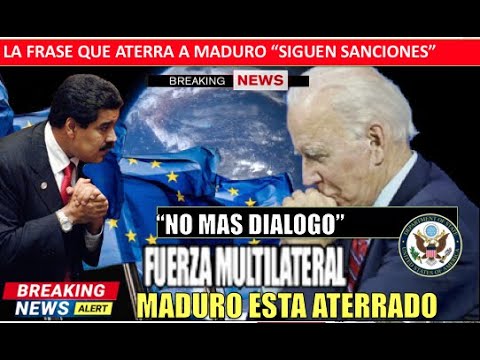 Maduro esta aterrado Joe Biden solo acepta una opcion