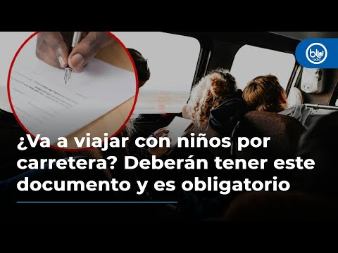 ¿Va a viajar con niños por carretera? Deberán tener este documento y es obligatorio