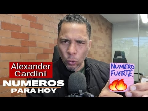 Alexander Cardini Números Fuerte, 7 y 8 De Octubre | NUMERO PARA HOY