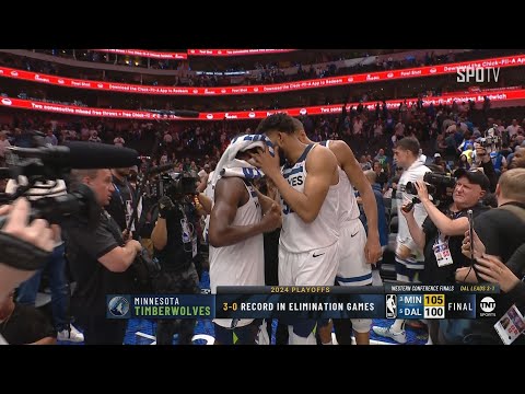 [NBA 서부 파이널 4차전] 미네소타 vs 댈러스 MVP 에드워즈 & 타운스 (05.29)