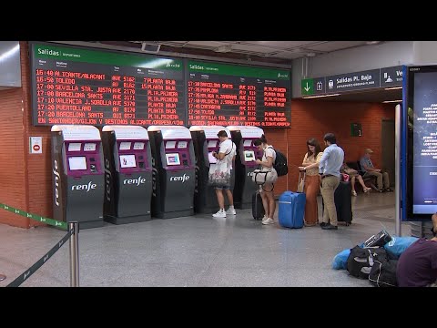 Operación salida de agosto en la estación de Atocha