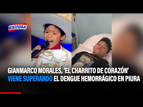 Piura: Gianmarco Morales, ‘el Charrito de corazón’ viene superando el dengue hemorrágico