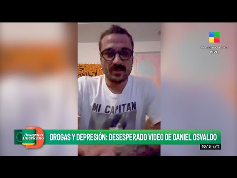 Drogas y depresión: desesperado video de Daniel Osvaldo