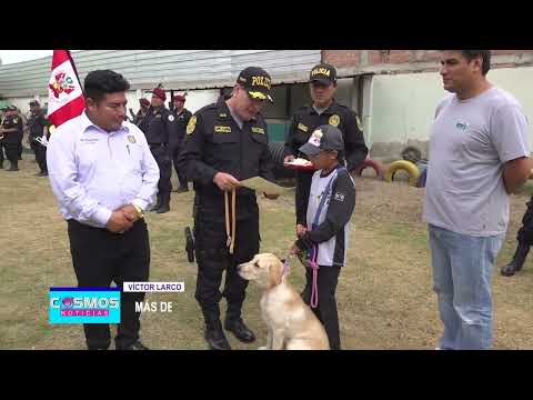 Víctor Larco: Más de 30 niños participaron del curso de mini guías caninos