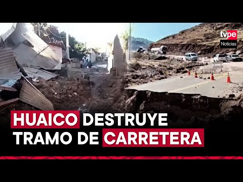Moquegua: huaico arrasa con vivienda y daña parte de carretera Binacional