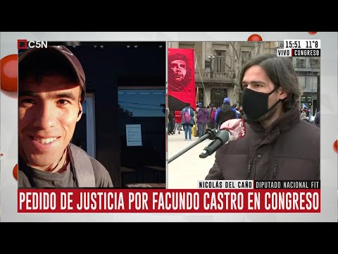 Pedido de justicia por Facundo Castro en Congreso