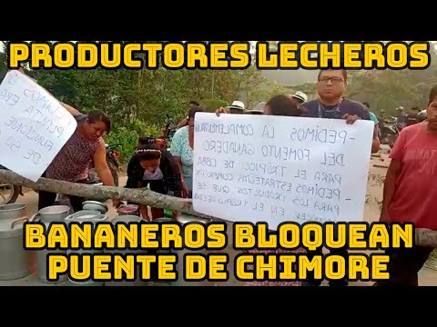 BLOQUEAN CARRETERA TRONCAL DE COCHABAMBA HACIA SANTA CRUZ EN PUENTE DE CHIMORE ESTA MADRUGADA..