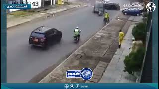 حادث مروع لعامل