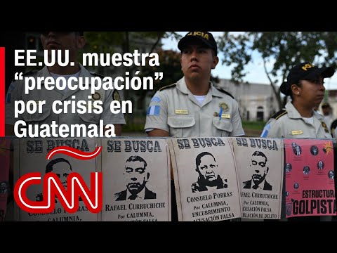 La situación política de Guatemala es bastante preocupante, dice funcionario estadounidense