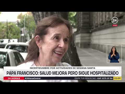 Papa Francisco: salud mejora pero sigue hospitalizado