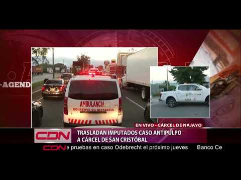 Trasladan imputados caso Antipulpo a cárcel de San Cristóbal