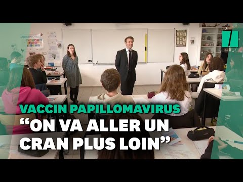 Papillomavirus : une campagne de vaccination au collège généralisée dès la rentrée, annonce Macron