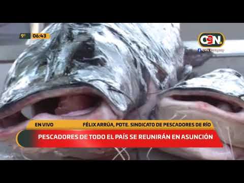 Pescadores de todo el país se reunirán en Asunción