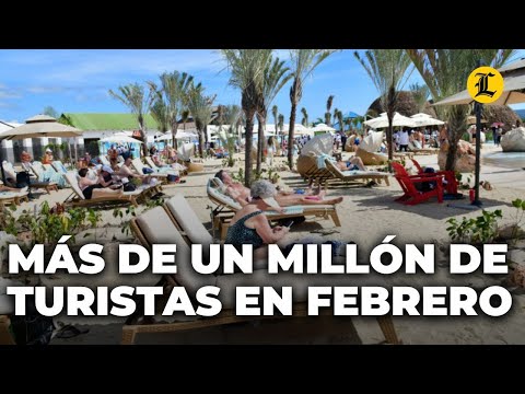 República Dominicana recibió más de un millón de turistas en febrero