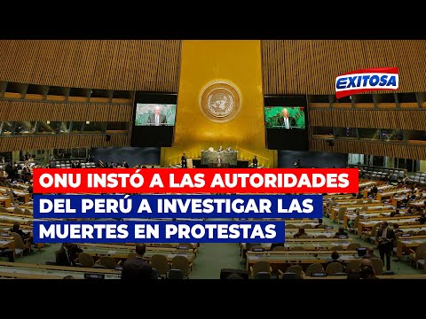 ONU instó a las autoridades del Perú a investigar las muertes en las protestas