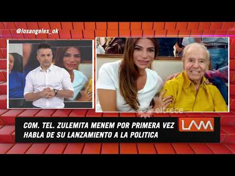 Zulemita Menem habló de la salud de su padre, Carlos en medio de la pandemia