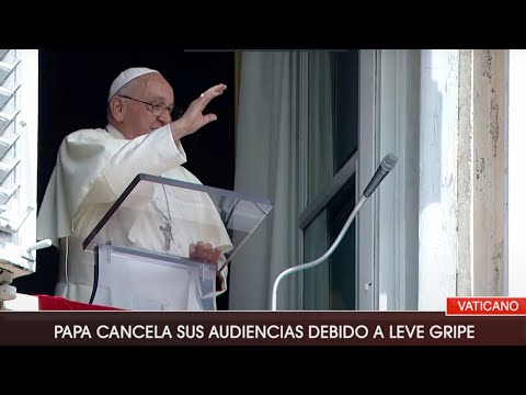 Papa Francisco canceló su agenda por gripe