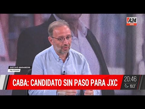 CABA: candidato sin PASO para JxC - Gustavo Marangoni en #ElNoticieroDeA24